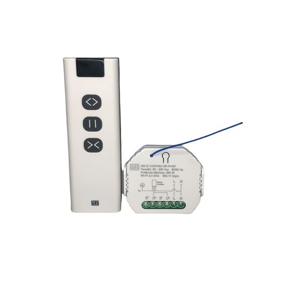 Dispositivo Relé Controle Persianas Weg Home WI-FI + RF Embutir Mod.10