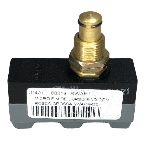Micro Fim De Curso Pino Com Rosca Grossa 15A Switerm SWAH1