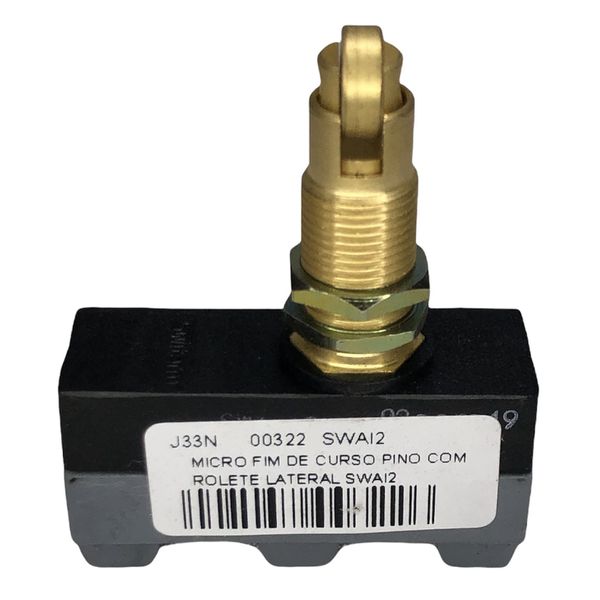 Micro Fim De Curso Pino Com Rolete Lateral 15A Switerm SWAI2