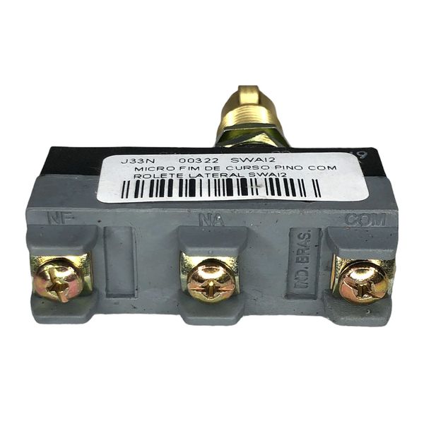 Micro Fim De Curso Pino Com Rolete Lateral 15A Switerm SWAI2