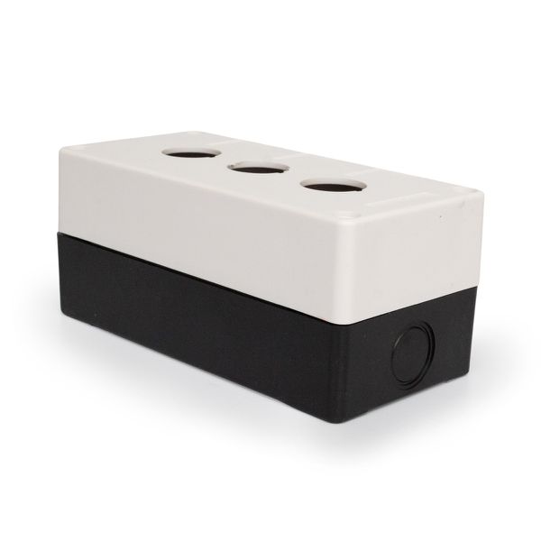 Caixa Plastica Para Botão 22mm 3 Furos Vazia Lukma LK-B03