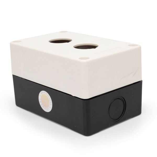 Caixa Plastica Para Botão 22mm 2 Furos Vazia Lukma LK-B02
