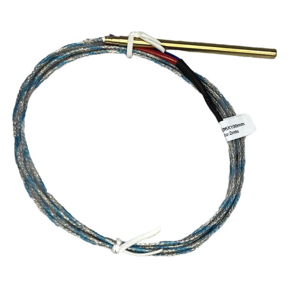 Termopar Tipo J Haste 6,35mm x 2MT 370°C Switerm CRHJ6352