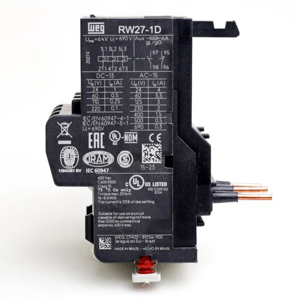 Rele De Sobrecarga 1,8-2,8a Weg Rw27-1d3-d028