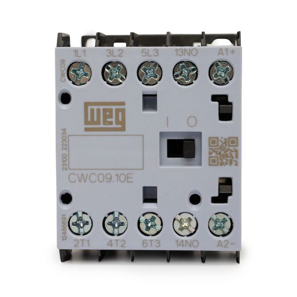 Contator Mini 3p 9a Weg Cwc09-10 24vcc 1na