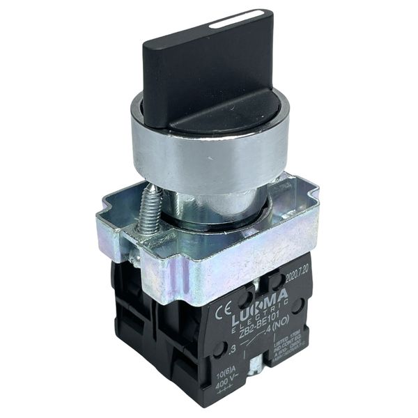 Botão Comutador Metálico 3 Posição Mola 22mm 2na LK2BD53