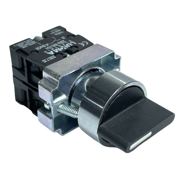 Botão Comutador Metálico 3 Posição Mola 22mm 2na LK2BD53