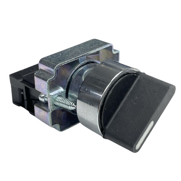 Botão Comutador Metálico 2 Posição Fixa 22mm 1na LK2BD21