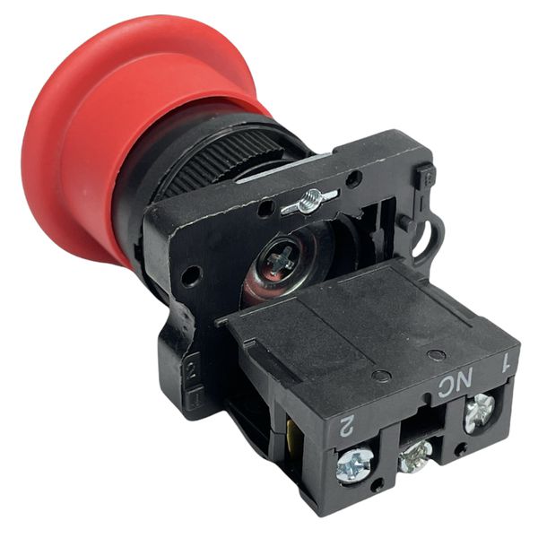 Botão Cogumelo Soco Emergência 22mm Verm 1nf LK2EC42 Lukma