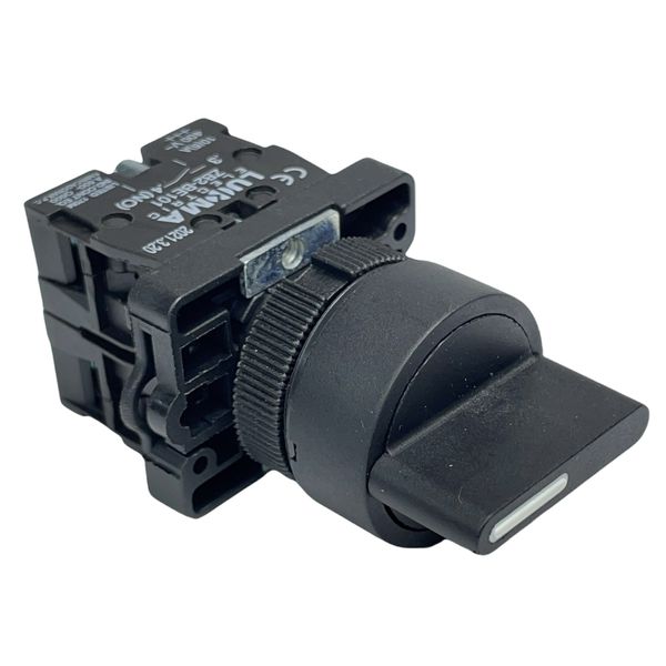 Botão Comutador 3 Posição Fixa 22mm 2na LK2ED33 Lukma 