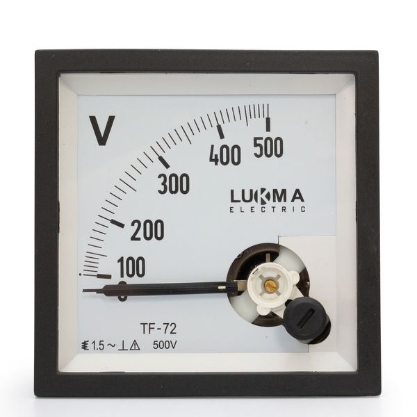 Voltímetro Analógico 0-500 Intercambiável 72x72mm LK-V72500