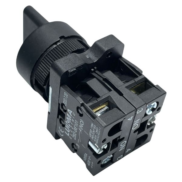 Botão Comutador 3 Posição Mola 22mm 2na LK2ED53 Lukma