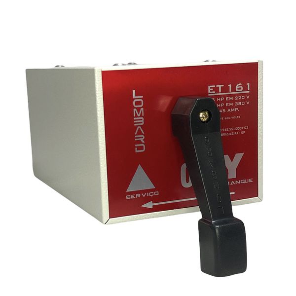 Chave Estrela Triangulo 7.5cv 220v 20A Alavanca lombard ET15