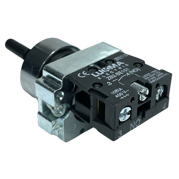 Botão Comutador Metálico 2 Posição Mola 22mm 1na LK2ED41 