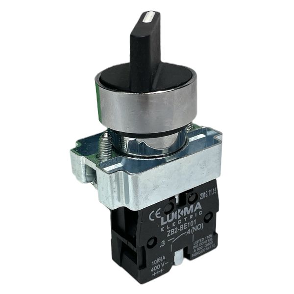 Botão Comutador Metálico 2 Posição Mola 22mm 1na LK2ED41 