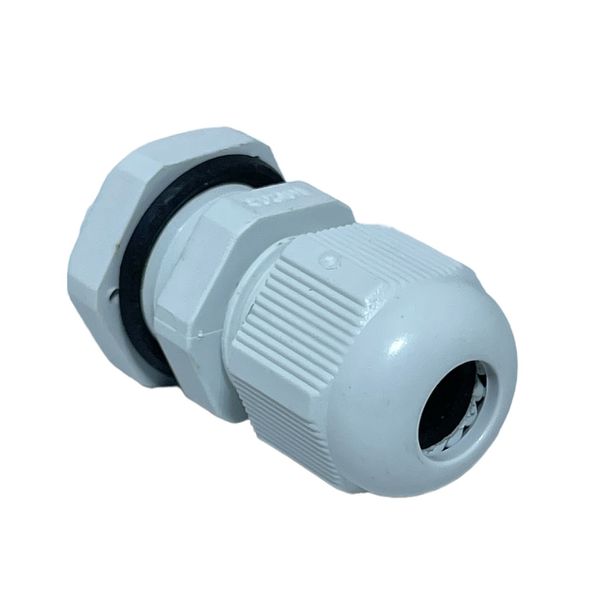 Prensa Cabo Nylon Rosca PG M16x1,5mm Longa IP67 Cinza Steck