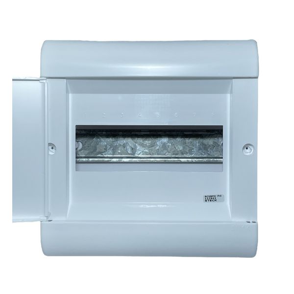 Quadro De Distribuição Sobrepor 1x8 Disjuntores Opaco Steck