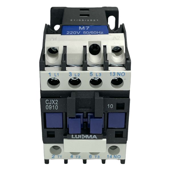 Contator Tripolar Lukma 9A 220Vca 1NA CJX20910 50/60Hz