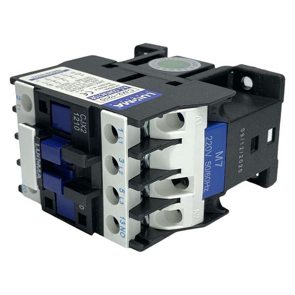 Contator Tripolar Lukma 12A 220Vca 1NA CJX21210 50/60Hz