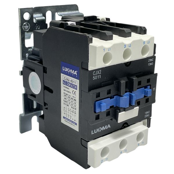 Contator Tripolar Lukma 50A 220Vca 1NA+NF CJX25011 50/60Hz