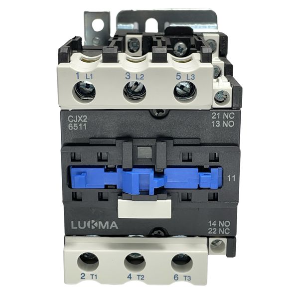 Contator Tripolar Lukma 65A 220Vca 1NA+1NF CJX26511 50/60Hz