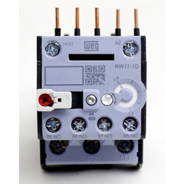 Rele De Sobrecarga 0.8-1.2a Weg Rw17-1d3-d012 Mini