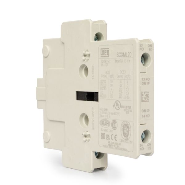 Bloco De Contato Lateral 2NA P/ Contator Weg CWM