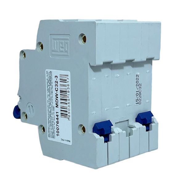 Disjuntor Tripolar Weg 32a Curva C 3KA Mdw-c32-3 