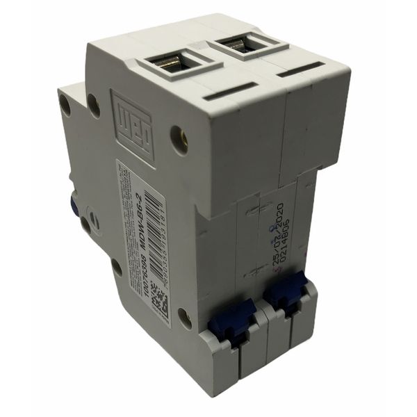 Disjuntor Bipolar Weg 6a Curva B 3ka Mdw-b6-2