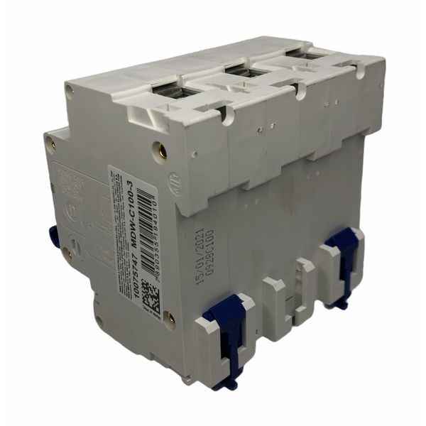 Disjuntor Tripolar Weg Din 100a Curva C 3KA MDW-C100-3