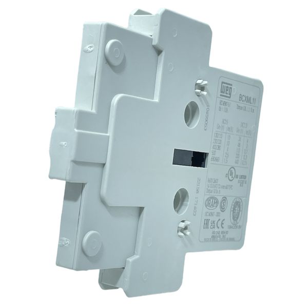 Bloco De Contato Lateral P/ Contator CWM Weg 1NA/1NF