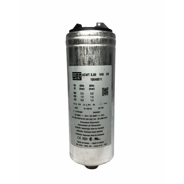 Unidade Capacitiva Trifasica Weg UCWT3V40L10 3KVAR 380V