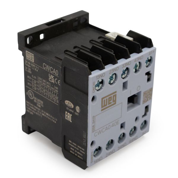 Mini Contator Auxiliar Weg 10a 24vcc 4na Cwca0-40-00-24