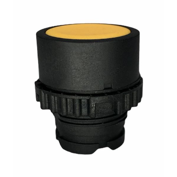 Frontal Botão Faceado Weg 22mm Amarelo S/ Flange Csw-bf3