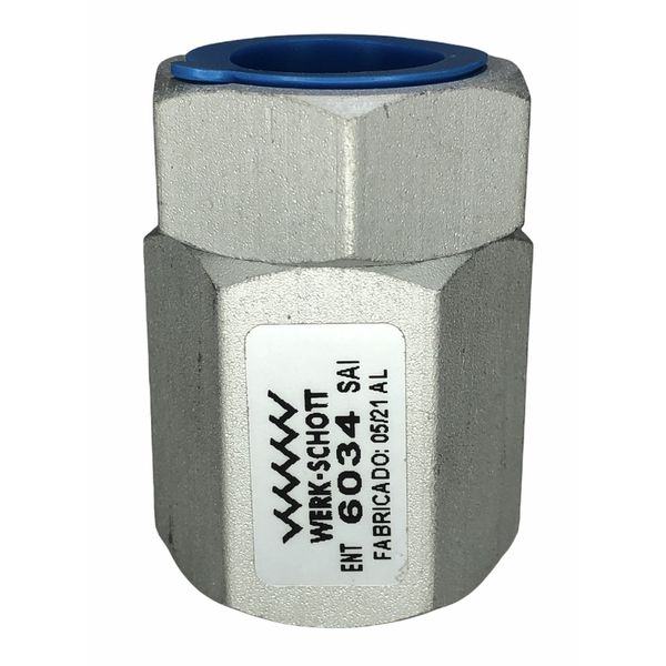 Valvula Pneumatica De Retenção Mola 3/4 Werk Schott 6034