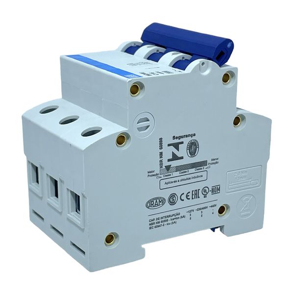 Disjuntor Tripolar Weg Din 16A Curva C 3KA MDW-C16-3