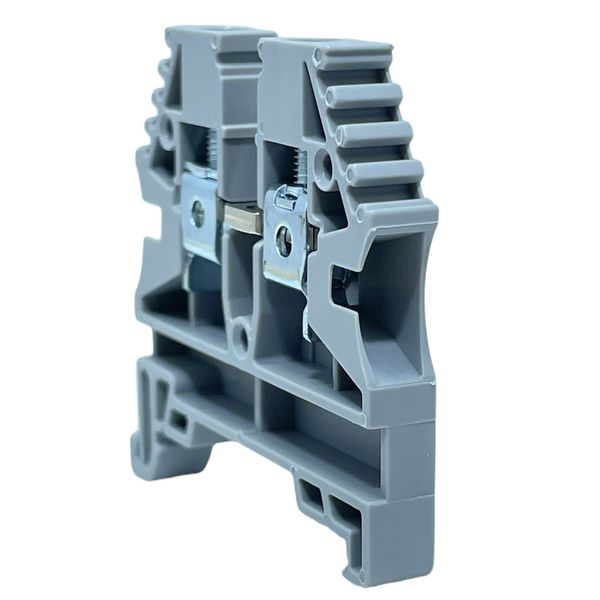 Borne Sak Conector 4mm Cinza Tipo Parafuso Weg Btwp-4-cz