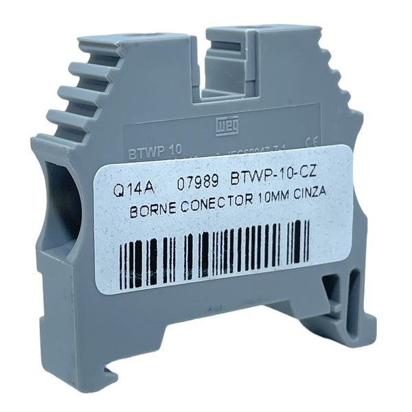 Borne Sak Conector 10mm Cinza Tipo Parafuso Weg Btwp-10-cz