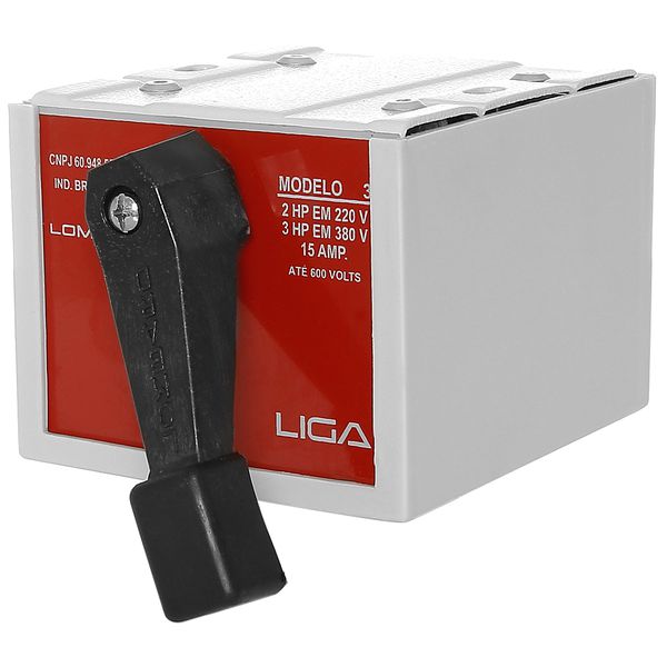 Chave Trifásica Simples Partida Direta 2CV 15A 220V Lombard