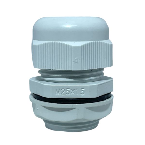 Prensa Cabo Nylon Rosca Pg M25x1,5mm Longa Ip67 Cinza Steck