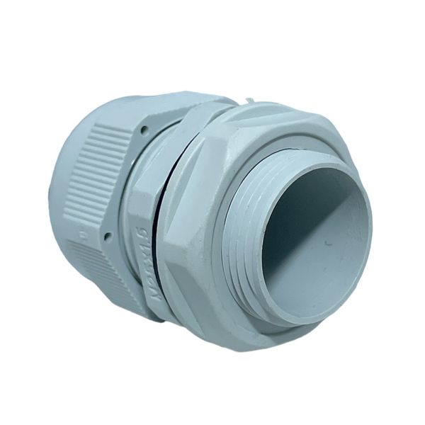 Prensa Cabo Nylon Rosca Pg M25x1,5mm Longa Ip67 Cinza Steck