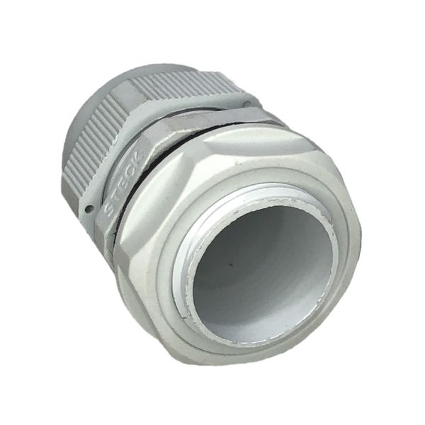 Prensa Cabo Nylon Rosca Pg M25x1,5mm Longa Ip67 Cinza Steck