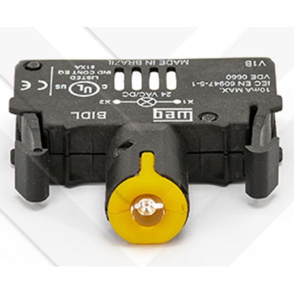 Bloco de Iluminação Led Amarelo 24Vca/cc Weg CSW-BIDL-3E26