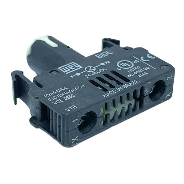 Bloco De Iluminação Led Amarelo 24vca/cc Weg Csw-bidl-0e26