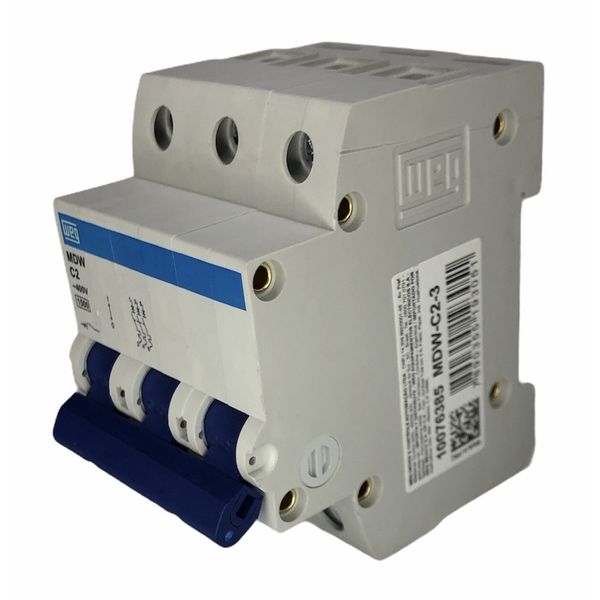 Disjuntor Tripolar Weg 2a Curva C 3KA Mdw-c2-3