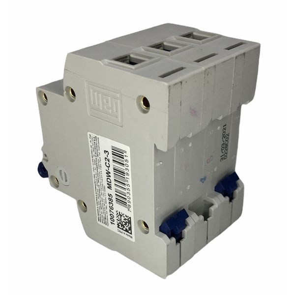 Disjuntor Tripolar Weg 2a Curva C 3KA Mdw-c2-3