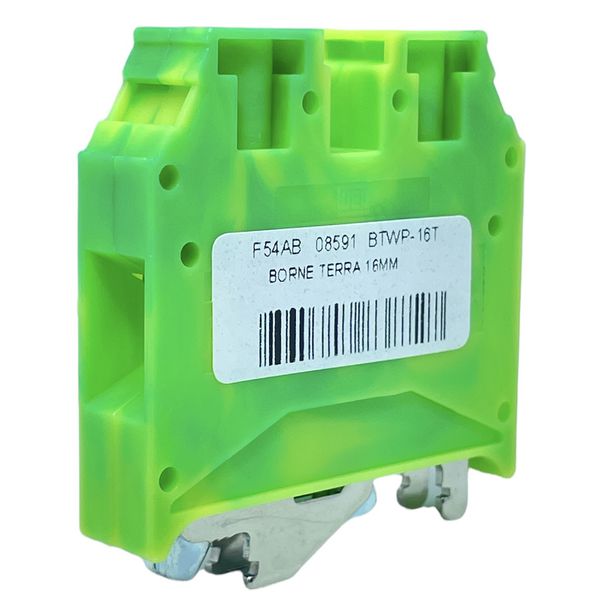 Borne Sak Conector 16mm Terra Verde/amarelo Parafuso Btwp16t