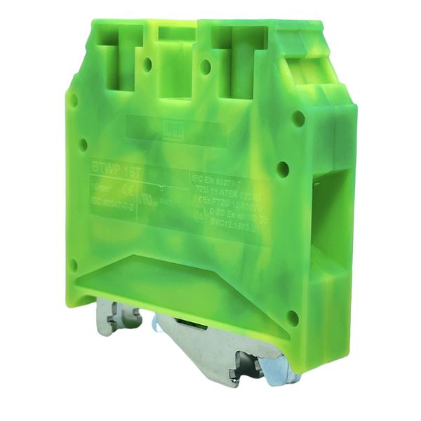 Borne Sak Conector 16mm Terra Verde/amarelo Parafuso Btwp16t