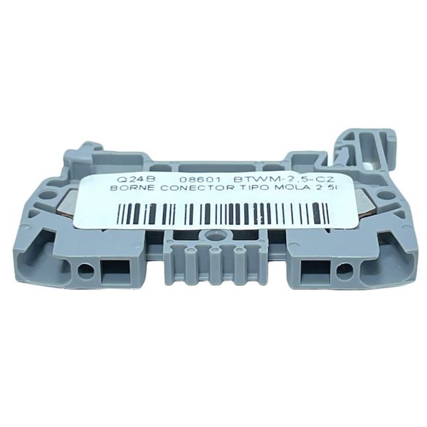 Borne Sak Conector 4mm Cinza Tipo Mola Weg Btwm-4-cz