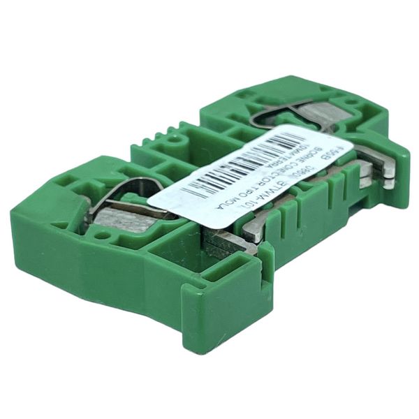 Borne Sak Conector 10mm Verde (terra) Tipo Mola Weg Btwm-10t
